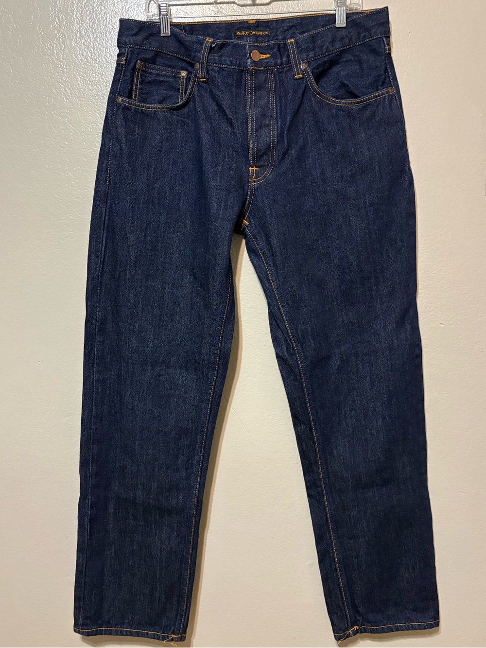 Nudie Jeans Dark Indigo Straight Men’s Jeans Size 34/32